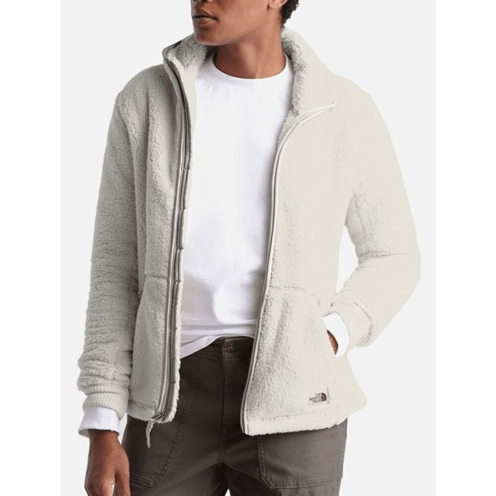 The North face Fleece gray sweater jacket Womens Small